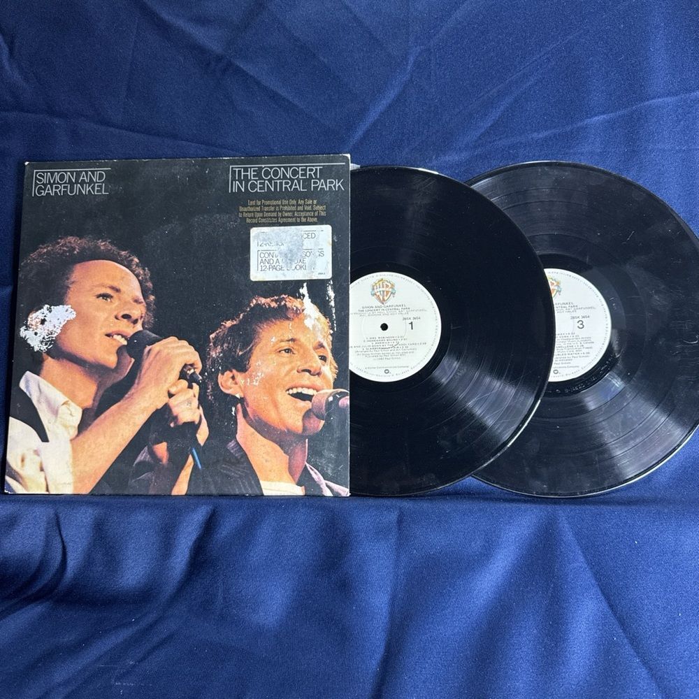 Black Vinyl Record - The Concert in Central Park